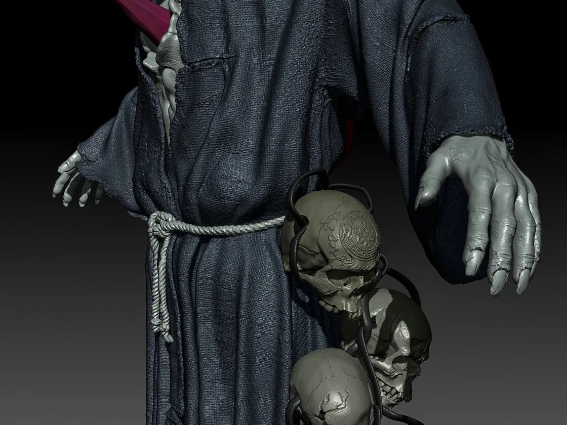 Fallen Monk Render